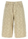 【本日ポイント4倍!!】 ハイクレ HAIKURE デニム レディース ベージュ Jeans 'Becky fur denim' jeans HEW03350GF168PXT0336 Beige 関税 送料無料 ラッピング無料 2025AW ju