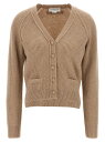 【1000円OFFクーポン配布中!!】 ヴィクトリアベッカム VICTORIA BECKHAM セーター ニットウェア レディース ベージュ Knitwear 'Stepped Hem' cardigan 1325KJU006422ASAND Beige 関税 送料無料 ラッピング無料 2025AW ju