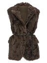 ブルネロクチネリ BRUNELLO CUCINELLI ジレ ベスト レディース ブラウン Vests 'Wavy' vest MPCHK7498C4408 Brown 関税 送料無料 ラッピング無料 2025AW ju