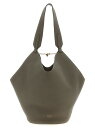 【三連休限定1000円OFF】 カイト KHAITE トートバッグ レディース グレー Tote bags 'Lotus Small' shopping bag H2043914105 Gray 関税 送料無料 ラッピング無料 2025AW ju