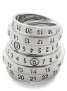 【三連休限定1000円OFF】 エムエム6 メゾン マルジェラ MM6 MAISON MARGIELA ジュエリー レディース シルバー Jewelry Logo ring SM6UQ0102P6627956 Silver 関税 送料無料 ラッピング無料 2025AW ju
