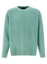 ロベルト コリーナ ROBERTO COLLINA セーター ニットウェア メンズ ブルー Knitwear Shearling cotton sweater 253M45301M4588 Light Blue 関税 送料無料 ラッピング無料 2025AW ju