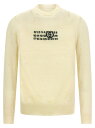 エムエムシックスメゾン マルジェラ MM6 MAISON MARGIELA セーター ニットウェア メンズ ベージュ Knitwear 'Numeric signature MM6' sweater SH0HL0033M13134103 Beige 関税 送料無料 ラッピング無料 2025AW ju
