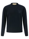 ヴァレンティノ ガラヴァーニ VALENTINO GARAVANI セーター ニットウェア メンズ ブルー Knitwear Valentino Garavani logo embroidery sweater V3KC35GB0UCLJ Blue 関税 送料無料 ラッピング無料 2025AW ju