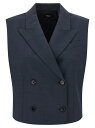 セオリー THEORY ジレ ベスト レディース ブルー Vests Double-breasted vest P0605101XLV Blue 関税 送料無料 ラッピング無料 2025AW ju