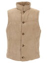 ブルネロ クチネリ BRUNELLO CUCINELLI ジレ ベスト メンズ ベージュ Vests Suede vest MPCLF2013C4248 Beige 関税 送料無料 ラッピング無料 2025AW ju