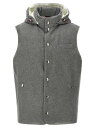 ブルネロ クチネリ BRUNELLO CUCINELLI ジレ ベスト メンズ グレー Vests Padded wool vest MM4701775CDH81 Gray 関税 送料無料 ラッピング無料 2025AW ju