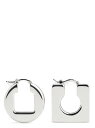 【三連休限定1000円OFF】 ジャックムス JACQUEMUS ジュエリー レディース シルバー Jewelry 'Les Boucles Rond Carre' earrings 23HJWW00567AOT4005980 Silver 関税 送料無料 ラッピング無料 2025AW ju