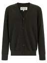 【三連休限定1000円OFF】 メゾン マルジェラ MAISON MARGIELA セーター ニットウェア メンズ ブラウン Knitwear Suede patch cardigan S50HP0027M13098144M Brown 関税 送料無料 ラッピング無料 2025AW ju