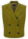 セオリー THEORY ジレ ベスト レディース グリーン Vests Double-breasted vest P0605101U86 Green 関税 送料無料 ラッピング無料 2025AW ju