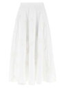 ローテート ROTATE BIRGER CHRISTENSEN スカート レディース ホワイト Skirts 'Flower Maxi' skirt 114557400400 White 関税 送料無料 ラッピング無料 2025AW ju