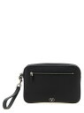 【三連休限定1000円OFF】 ヴァレンティノ ガラヴァーニ VALENTINO GARAVANI クラッチバッグ メンズ ブラック Clutch and Wristlets Bags Valentino Garavani VLogo Signature clutch bag Y2P0AN8UAG0NO Black 関税 送料無料 ラッピング無料 2025AW ju