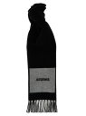【三連休限定1000円OFF】 ジャックムス JACQUEMUS ハイテクアクセサリー ファッション小物 メンズ ブラック Hi-Tech Accessories 'L'Echarpe Rond Carre' scarf 24HACU00579AOT4044090 Black 関税 送料無料 ラッピング無料 2025AW ju