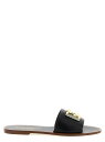 【1000円OFFクーポン配布中!】 ドルチェ&ガッバーナ DOLCE&GABBANA サンダル レディース ブラック Sandals DG Sandals CQ0619AW57680999 Black 関税 送料無料 ラッピング無料 2025AW ju