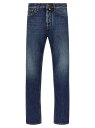 【三連休限定1000円OFF】 ヤコブ コーエン JACOB COHEN デニム メンズ ブルー Jeans 'Cropped Tapered' jeans JUMQE033030T782AV2200D Blue 関税 送料無料 ラッピング無料 2025AW ju