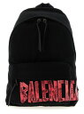 【三連休限定1000円OFF】 バレンシアガ BALENCIAGA リュックサック バックパック メンズ ブラック Backpacks 'Tape Type' backpack 8354472ABY41065 Black 関税 送料無料 ラッピング無料 2025AW ju