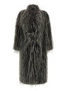 【三連休限定1000円OFF】 B&B COUTURE ハイテクアクセサリー ファッション小物 レディース ホワイト Hi-tech accessories Eco fur long hair CLOUDPORCUPINE White/Black 関税 送料無料 ラッピング無料 2025AW ju