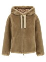 【三連休限定1000円OFF】 ヘルノ HERNO ハイテクアクセサリー ファッション小物 レディース ベージュ Hi-tech accessories Eco fur hooded GI000318D127391985 Beige 関税 送料無料 ラッピング無料 2025AW ju
