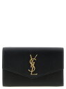 イヴ サンローラン SAINT LAURENT PARIS クラッチバッグ レディース ブラック Clutch and wristlets bags Monogramme clutch bag 6077881GF0J1000 Black 関税 送料無料 ラッピング無料 2025AW ju