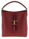 トッズ TOD'S バッグ レディース レッド Business bags 'T Timeless' mini bucket bag XBWTSEK0100XSOR409 Bordeaux 関税 送料無料 ラッピング無料 2025AW ju