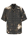 アミリ AMIRI シャツ メンズ ブラック Shirts 'Beach Bandana Bowling' shirt AMSTCA1159BLACK Black 関税 送料無料 ラッピング無料 2025AW ju