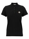 モンクレール MONCLER ポロシャツ レディース ブラック Polo Logo patch polo shirt K20938A0000484720999 Black 関税 送料無料 ラッピング無料 2025AW ju|詳細画像