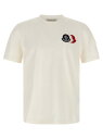 モンクレール MONCLER Tシャツ メンズ ホワイト T-shirts Tricolor logo t-shirt K20918C0005689AUG034 White 関税 送料無料 ラッピング無料 2025AW ju