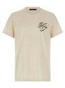 ドルチェ&ガッバーナ DOLCE&GABBANA Tシャツ メンズ ベージュ T-shirts Double embroidery t-shirt G8RN8ZG7PJ0A4567 Beige 関税 送料無料 ラッピング無料 2025AW ju