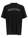 44 LABEL GROUP Tシャツ メンズ ブラック T-shirts 'Backstage' T-shirt B0030556FA582P661 Black 関税 送料無料 ラッピング無料 2025AW ju