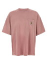 カーハート ダブリューアイピー CARHARTT WIP Tシャツ メンズ ピンク T-shirts 'Hudson Pocket' T-shirt I0351401XF5F Pink 関税 送料無料 ラッピング無料 2025AW ju