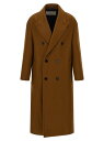 アミ パリス AMI PARIS トレンチ コート メンズ ブラウン Coats and Trench Double-breasted coat HCO458WV0078216 Brown 関税 送料無料 ラッピング無料 2025AW ju
