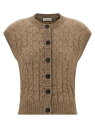 ブルネロクチネリ BRUNELLO CUCINELLI ジレ ベスト レディース ブラウン Vests Knit vest MPG731316PC3592 Brown 関税 送料無料 ラッピング無料 2025AW ju