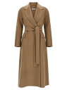 マックス マーラ MAX MARA トレンチコート コート レディース ベージュ Coats and trench coats 'Enzo' coat 2529016063600094 Beige 関税 送料無料 ラッピング無料 2025AW ju