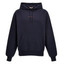 【15,000円以上1,000円OFF!!】 MARNI マルニ ブルー Blue Logo print hoodie トレーナー メンズ 秋冬2023 FUMU0073P8USCU87LOB94 【関税・送料無料】【ラッピング無料】 ju