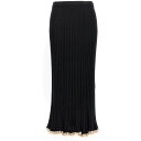 PROENZA SCHOULER プロエンザ スクーラー ブラック Black Ribbed skirt スカート レディース 秋冬2023 R2337098001 【関税・送料無料】【ラッピング無料】 ju