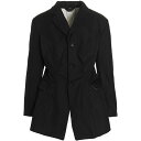 【15,000円以上ご購入で1,000円OFF！】 COMME DES GARCONS コム デ ギャルソン ブラック Black Maxi split blazer jacket ジャケット レディース 秋冬2022 GJJ0190511 【関税 送料無料】【ラッピング無料】 ju