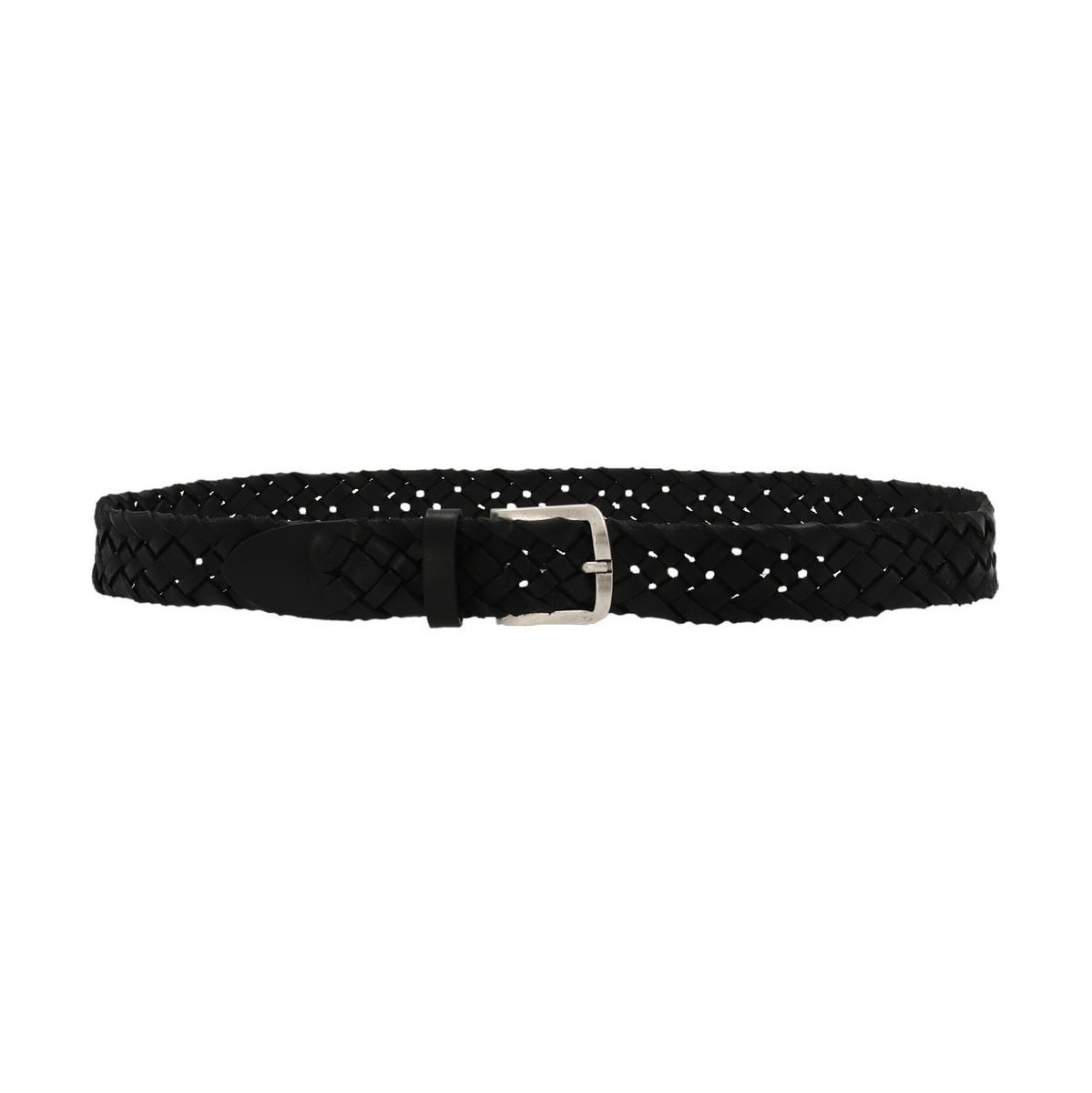 ANDREA D'AMICO AhA_~R ubN Black Plaited belt xg Y H~2022 ACU2717999 y֐ŁEzybsOz ju