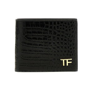 【15,000円以上1,000円OFF!!】 TOM FORD トム フォード ブラック Black Logo wallet 財布 メンズ 春夏2024 YT228LCL168G1N001 【関税・送料無料】【ラッピング無料】 ju