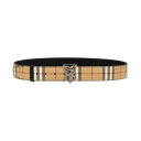 バーバリー ベルト（メンズ） 【本日5の付く日ポイント4倍!!】 BURBERRY バーバリー マルチカラー Multicolor 'TB Check' belt ベルト メンズ 春夏2024 8070294ARCHIVEBEIGESILVER 【関税・送料無料】【ラッピング無料】 ju