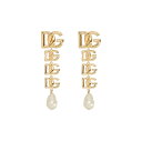 【15,000円以上1,000円OFF!!】 DOLCE&GABBANA ドルチェ&ガッバーナ ゴールド Gold Logo earrings ジュエリー レディース 秋冬2023 WEN6P5W1111ZOO00 【関税・送料無料】【ラッピング無料】 ju