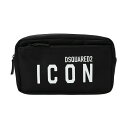 【15,000円以上ご購入で1,000円OFF！】 DSQUARED2 ディースクエアード ブラック Black Beauty 'Be Icon' クラッチバッグ メンズ 秋冬2023 BYM002811703199M436 【関税・送料無料】【ラッピング無料】 ju