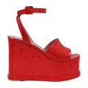 HAUS OF HONEY ハウスオブハニー レッド Red 'Lacquer Doll’ wedges スニーカー レディース 春夏2022 HW21209LAVA 【関税・送料無料】【ラッピング無料】 ju