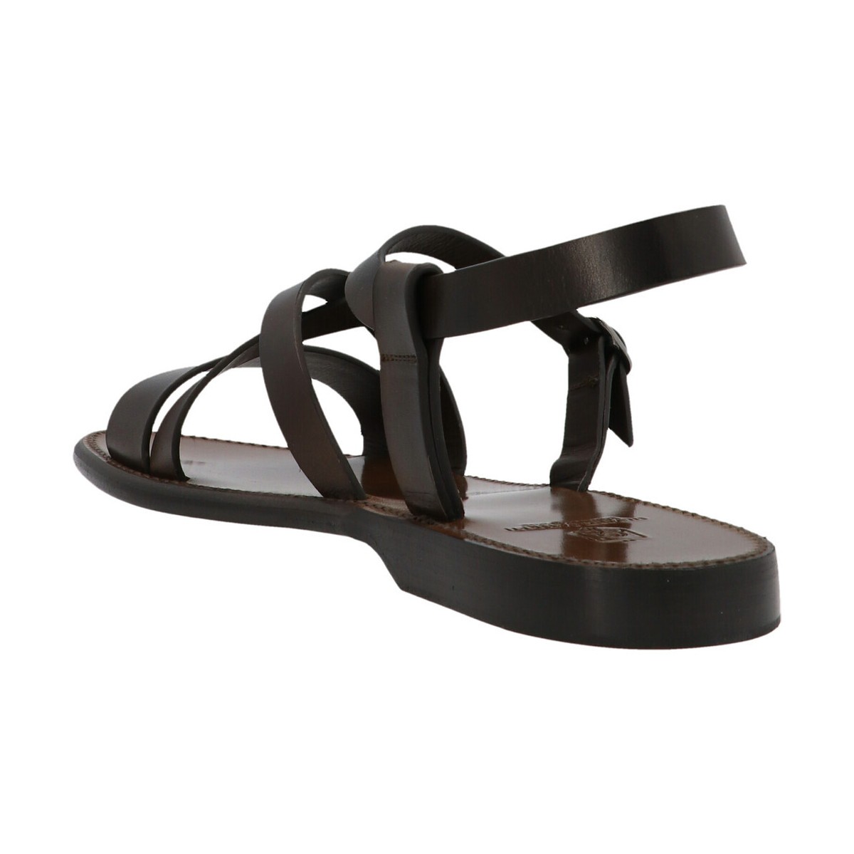 SILVANO SASSETTI シルバノサ セッティ Brown Crossover band leather sandals サンダル メンズ 春夏2022 9884DIVERIP879 【関税・送料無料】【ラッピング無料】 ju