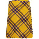 【15,000円以上ご購入で1,000円OFF！】 BURBERRY バーバリー イエロー Yellow 'Kilt' skirt スカート レディース 秋冬2023 8077198PEAR 【関税・送料無料】【ラッピング無料】 ju