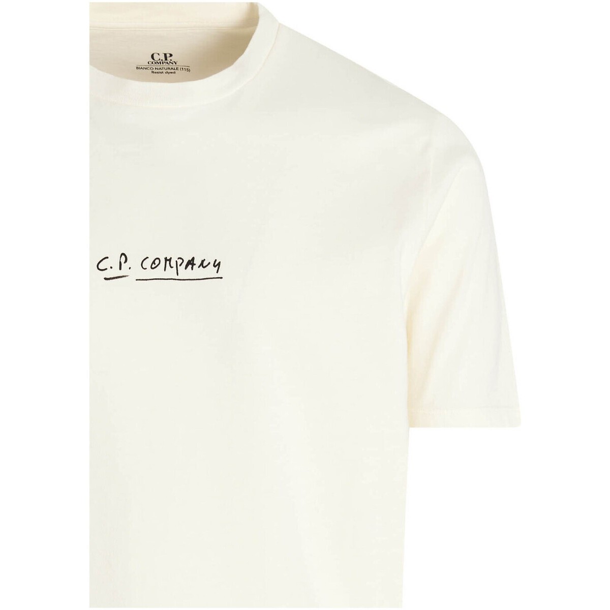 最安値大人気 CP White Printed t-shirt Tシャツ メンズ 春夏2022 12CMTS312A005431G115 ju：BRANDSHOP・クラージュ店 COMPANY シーピー カンパニー 再入荷好評