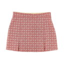 【11/15日 1万円以上1,000円オフ】 GUCCI グッチ ピンク Pink Double G skirt スカート ガールズ 秋冬2023 702835XWATR5152 【関税・送料無料】【ラッピング無料】 ju