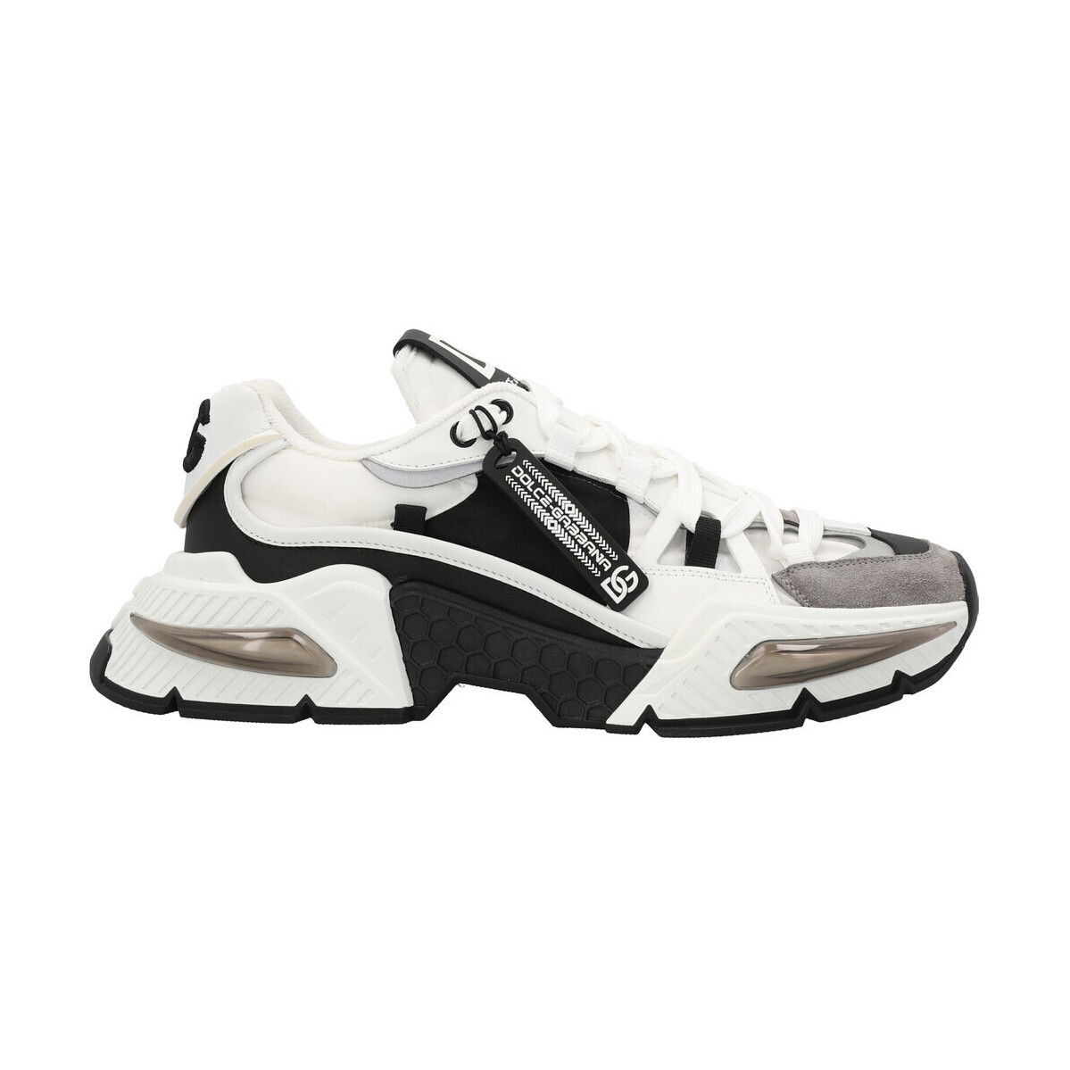 DOLCE&GABBANA ドルチェ&ガッバーナ ホワイト White/Black 'Runway’ sneakers スニーカー メンズ 春夏2024 CS1984AY33789697 【関税・送料無料】【ラッピング無料】 ju