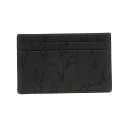 ALEXANDER MCQUEEN アレキサンダー マックイーン ブラック Black 'Graffiti' card holder 財布 メンズ 春夏2024 7362301AAQ41000 【関税・送料無料】【ラッピング無料】 ju