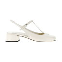 ミュウミュウ MIU MIU ミュウ ミュウ ベージュ Beige Patent leather slingback パンプス レディース 春夏2024 5I923DF035011F0304 【関税・送料無料】【ラッピング無料】 ju