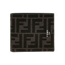 フェンディ 財布（メンズ） 【0の付く日ポイント4倍】 FENDI フェンディ ブラウン Brown 'FF' wallet 財布 メンズ 春夏2024 7M0169ALWKF0L3T 【関税・送料無料】【ラッピング無料】 ju